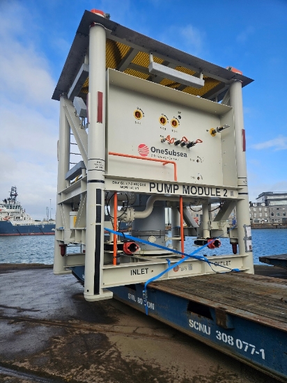 Picture of OneSubsea Multiphase Subsea Pump